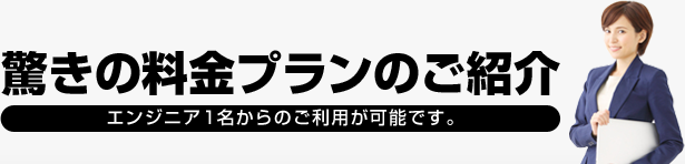 驚きの料金プラン